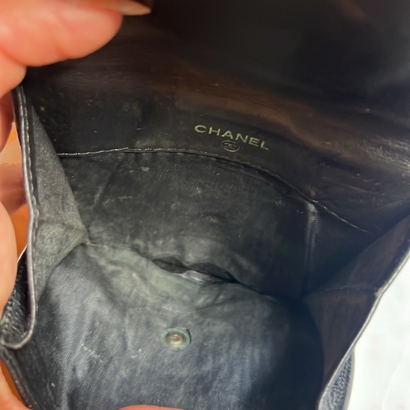 GUC Chanel Caviar Leather double snap wallet - Picture 4 of 10